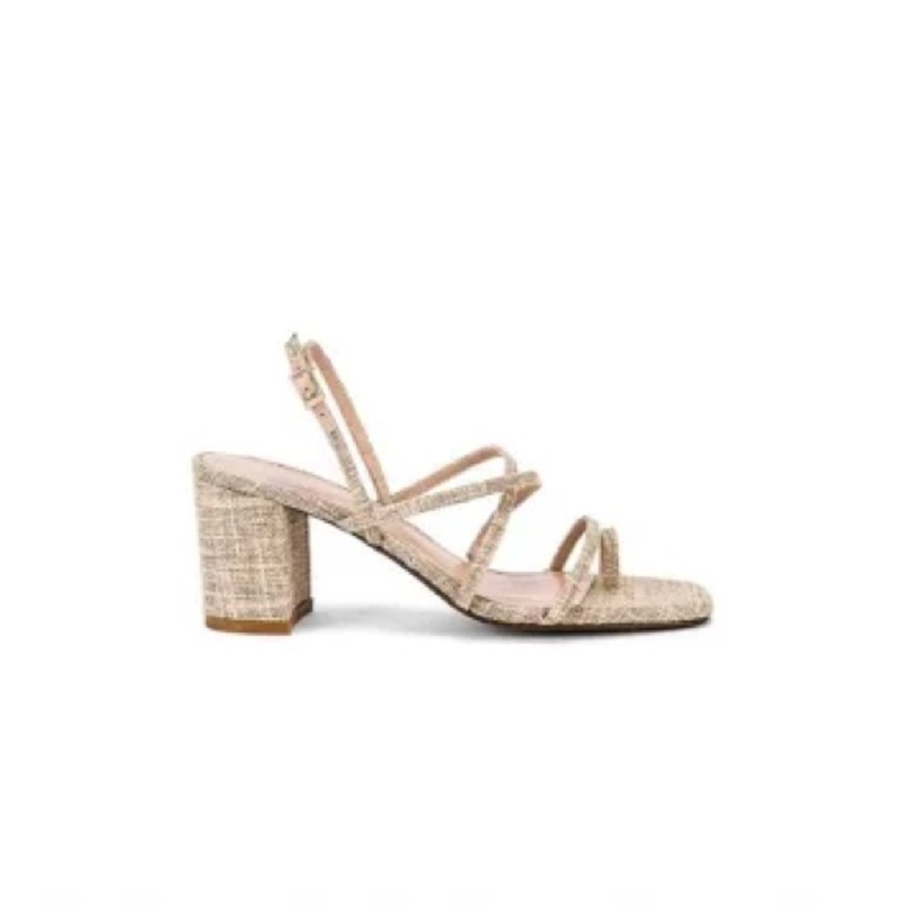 RAYE woven heeled sandals “PORTLAND” heel